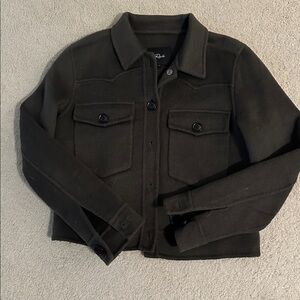 Rails wool Easton Dark Olive Button-Up Jacket XS